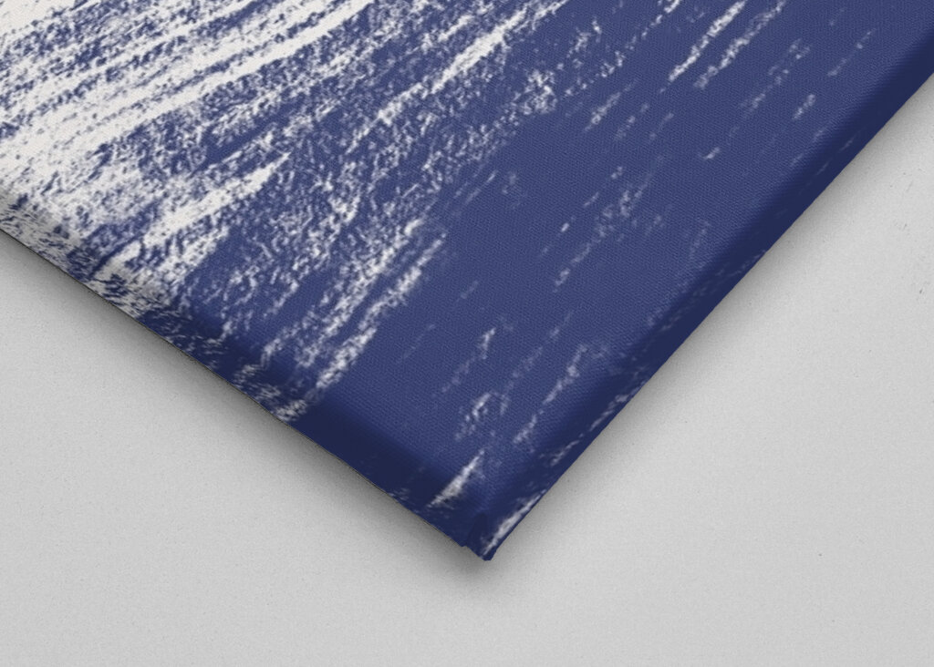 Blue And White Waves