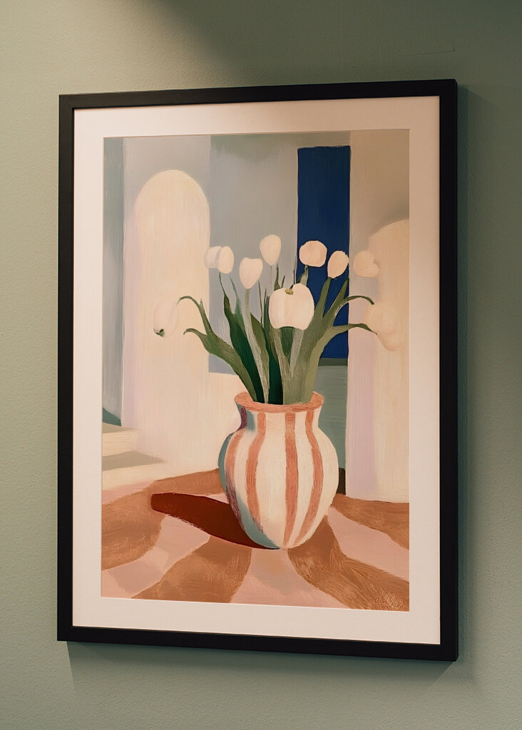 Tulips In a Vase