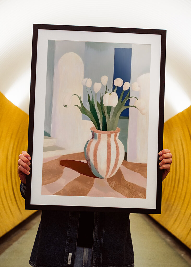 Tulips In a Vase