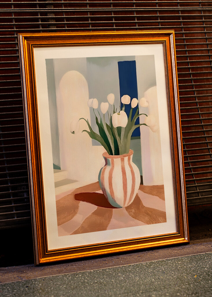 Tulips In a Vase