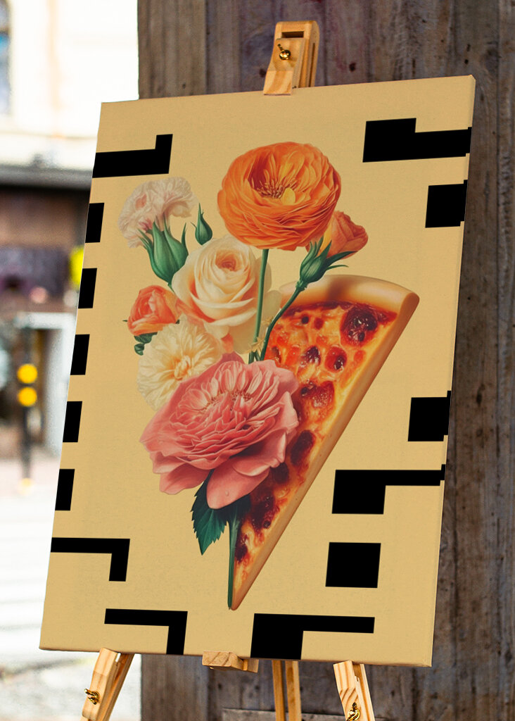 Pizza and Flowers