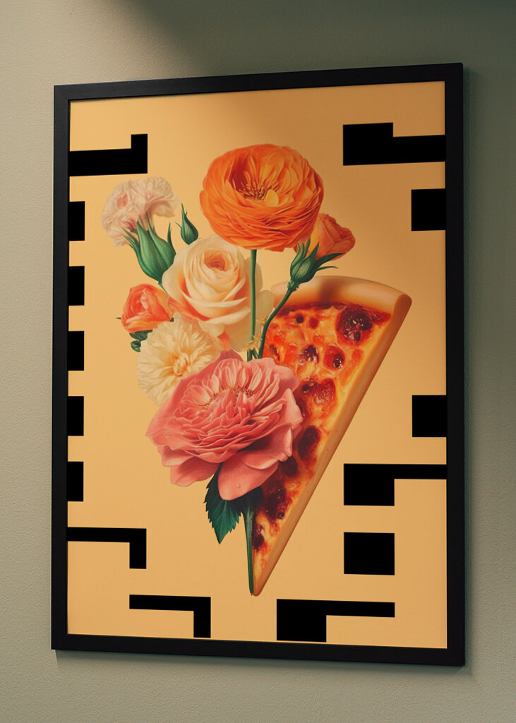 Pizza and Flowers