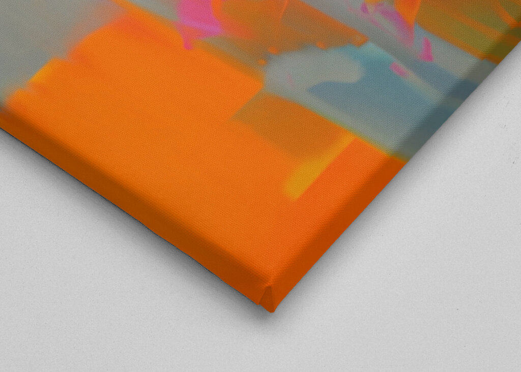 DeLorean in a Dynamic Colorful Style