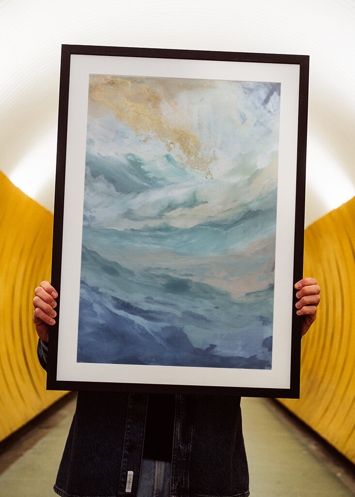 Evoking Ocean Waves and Sky