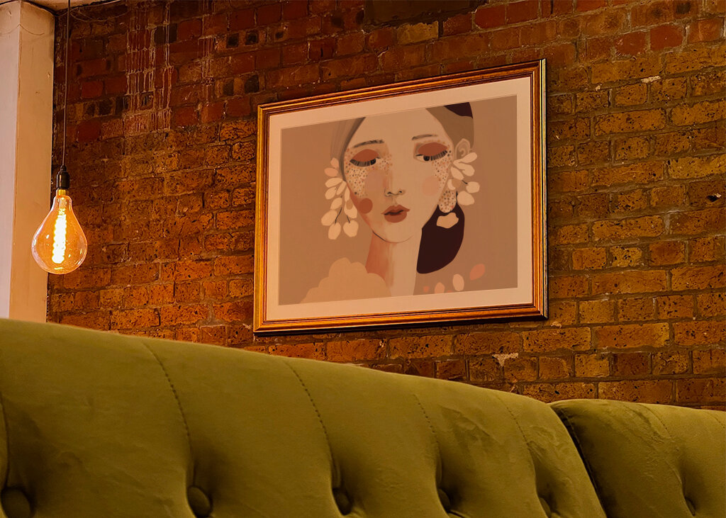 Portrait of a Woman with a Calm Expression