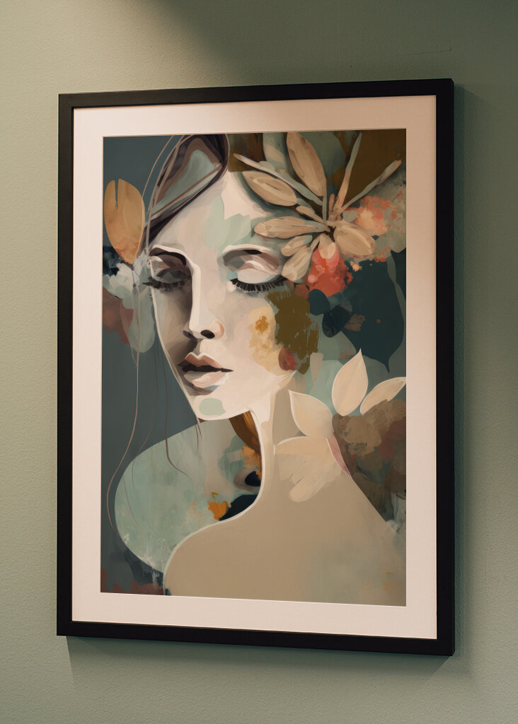 Portrait of a Woman with Closed Eyes