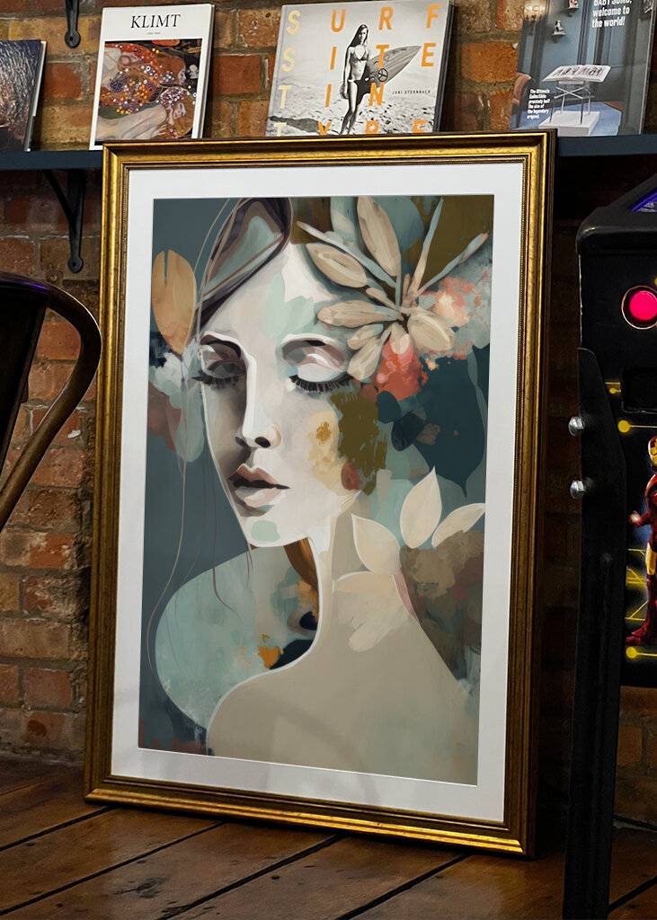 Portrait of a Woman with Closed Eyes