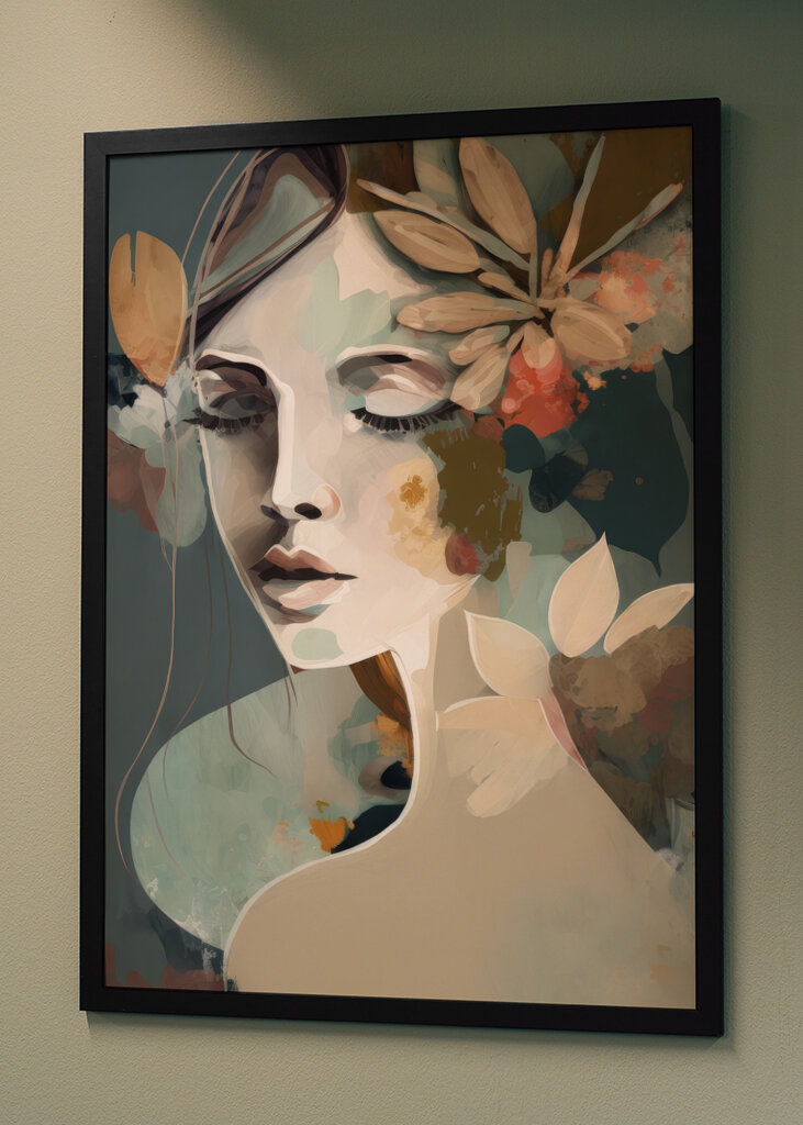 Portrait of a Woman with Closed Eyes