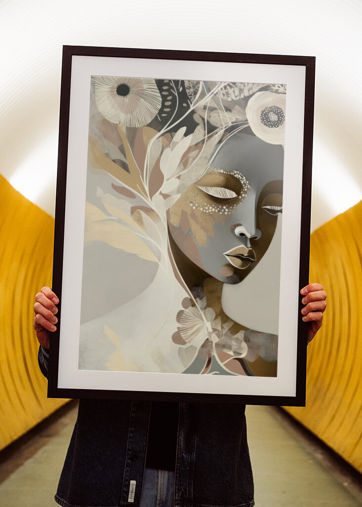 Portrait of a Woman with Closed Eyes