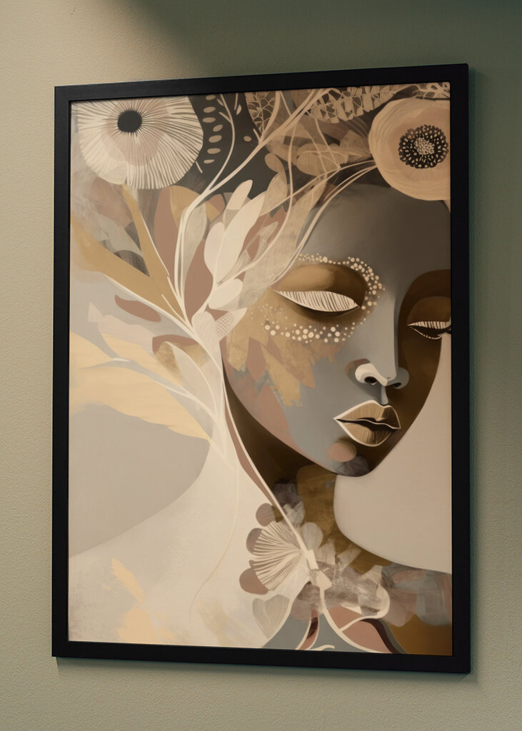 Portrait of a Woman with Closed Eyes