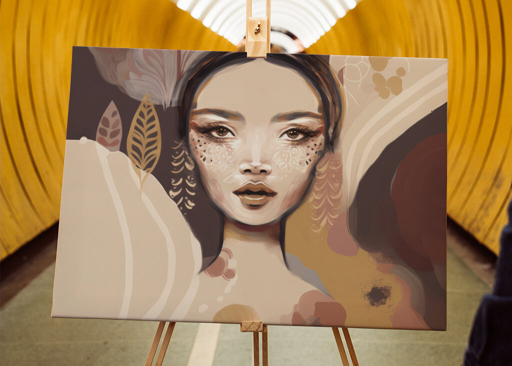 Woman's Face Portrait