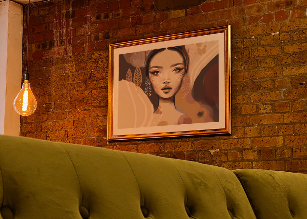 Woman's Face Portrait