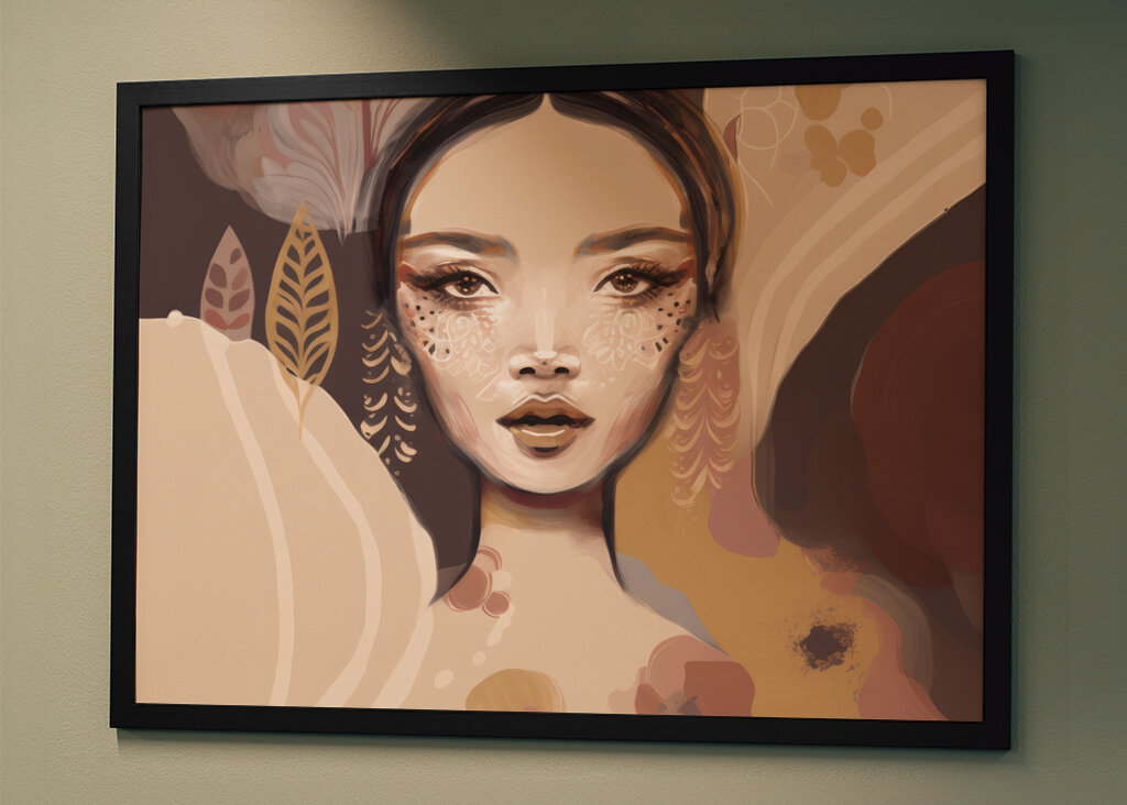 Woman's Face Portrait