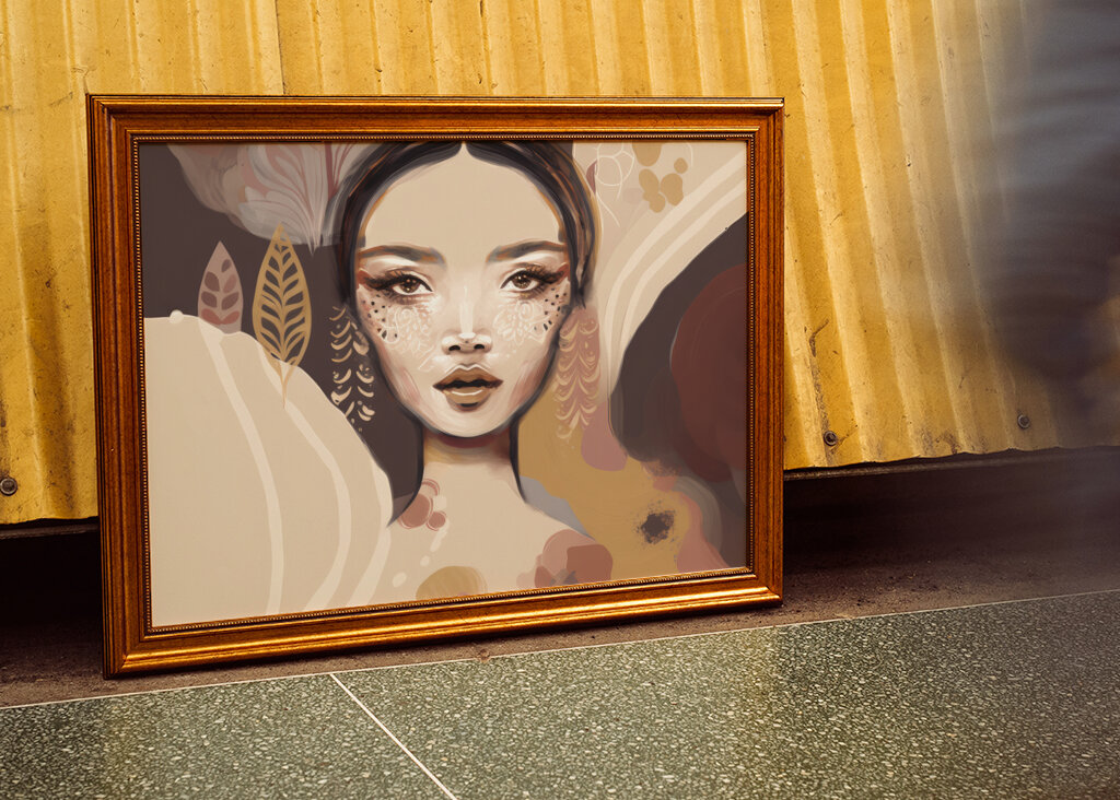 Woman's Face Portrait