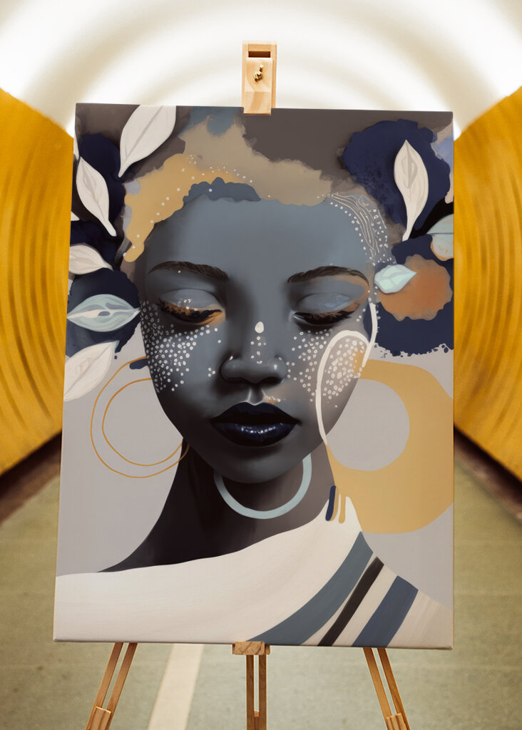 Portrait of a Woman with a Serene Expression