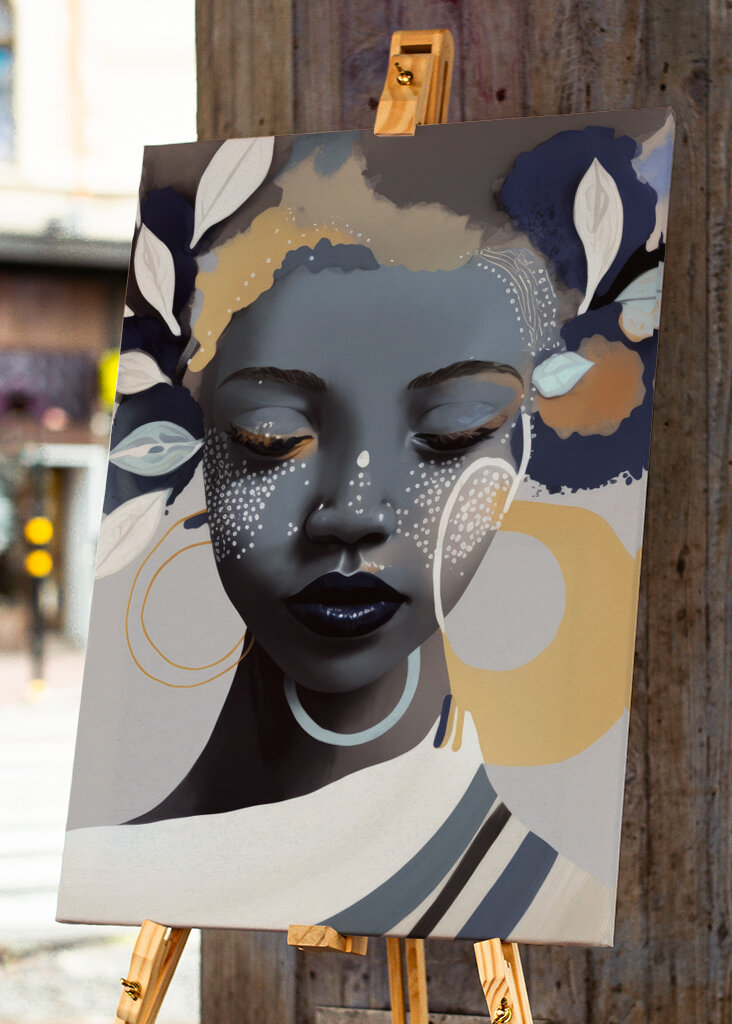 Portrait of a Woman with a Serene Expression