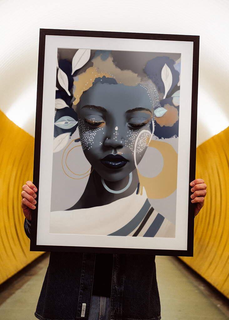 Portrait of a Woman with a Serene Expression