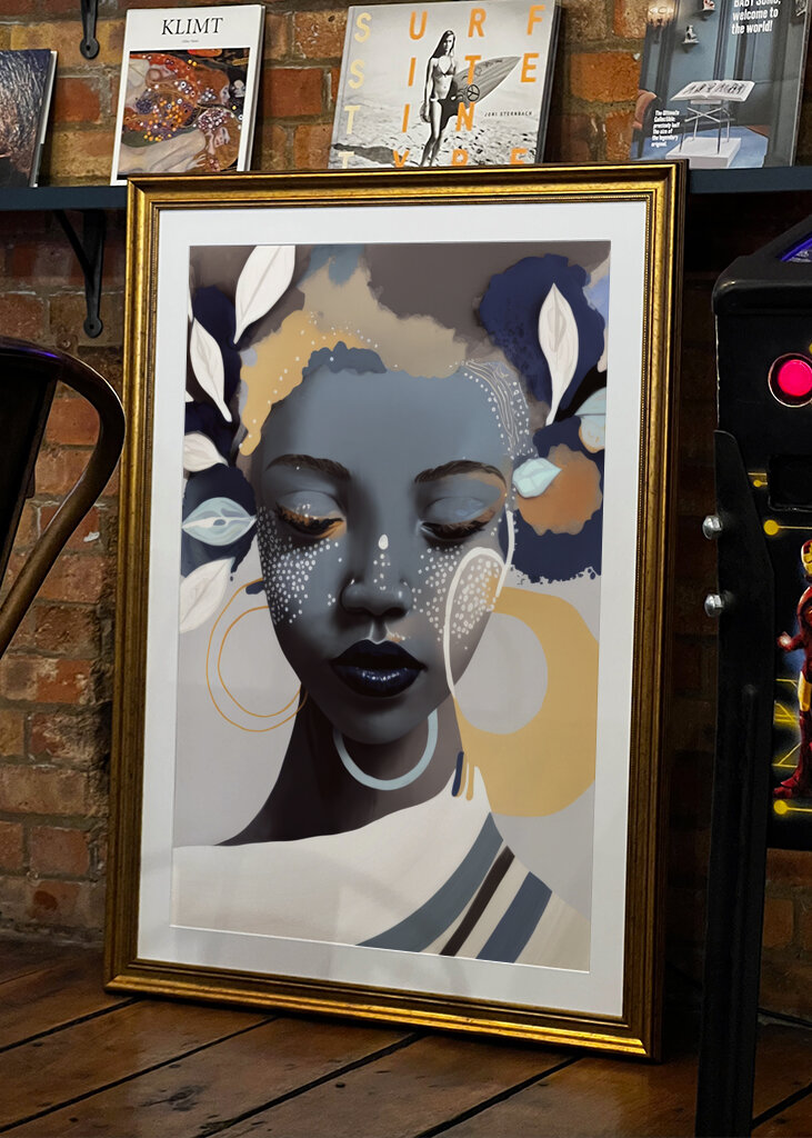 Portrait of a Woman with a Serene Expression