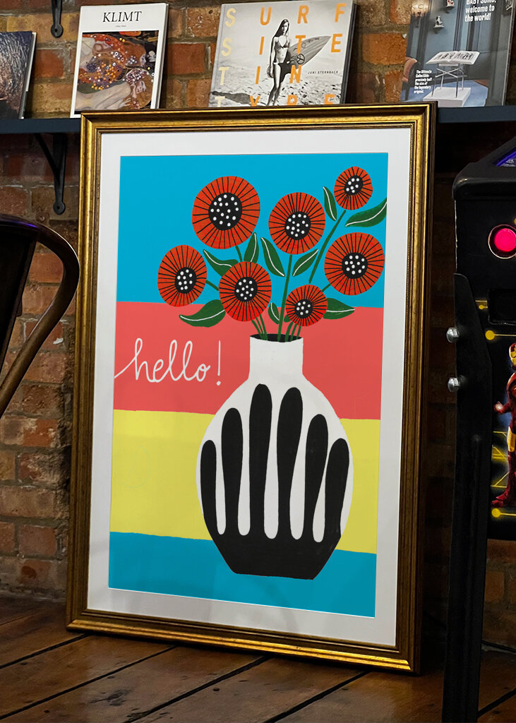 Black And White Vase