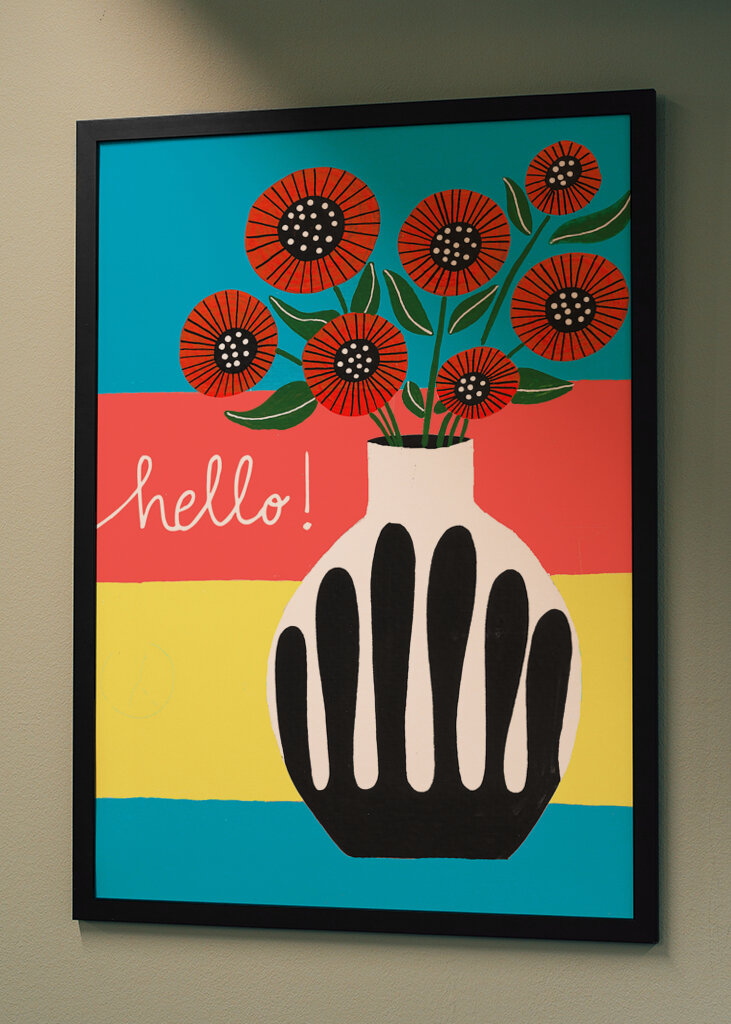 Black And White Vase