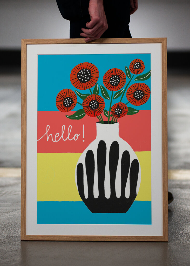 Black And White Vase