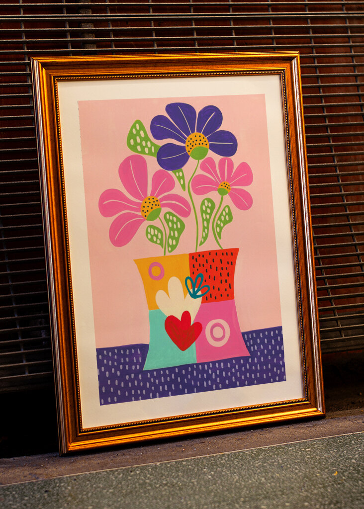 Floral Patchwork ממשי