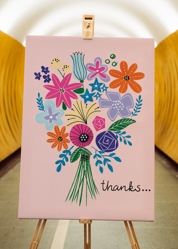 Colorful Bouquet Illustration