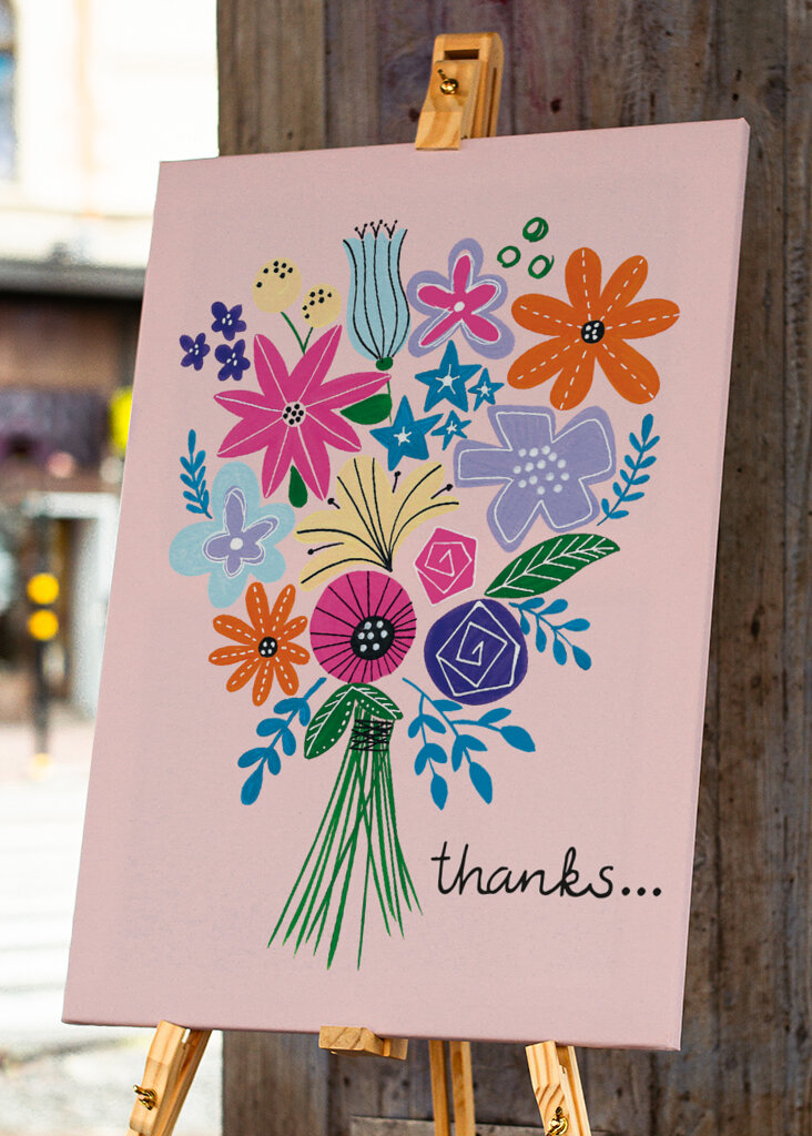 Colorful Bouquet Illustration