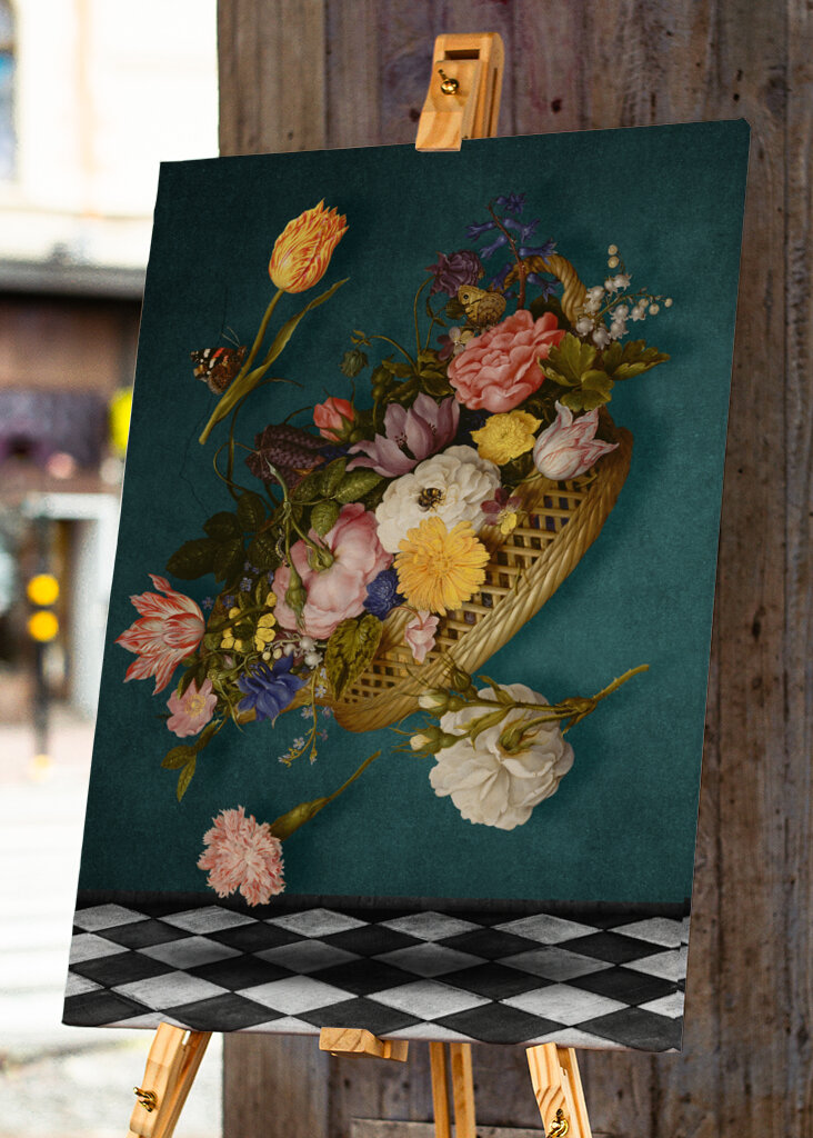 Floating Floral Basket