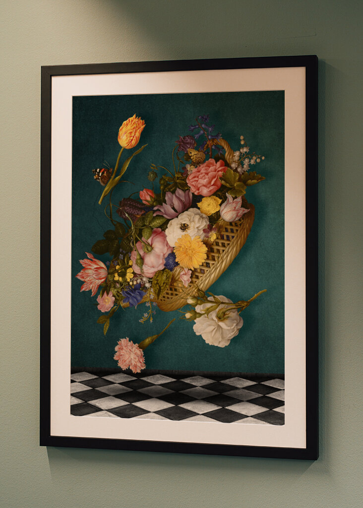 Floating Floral Basket