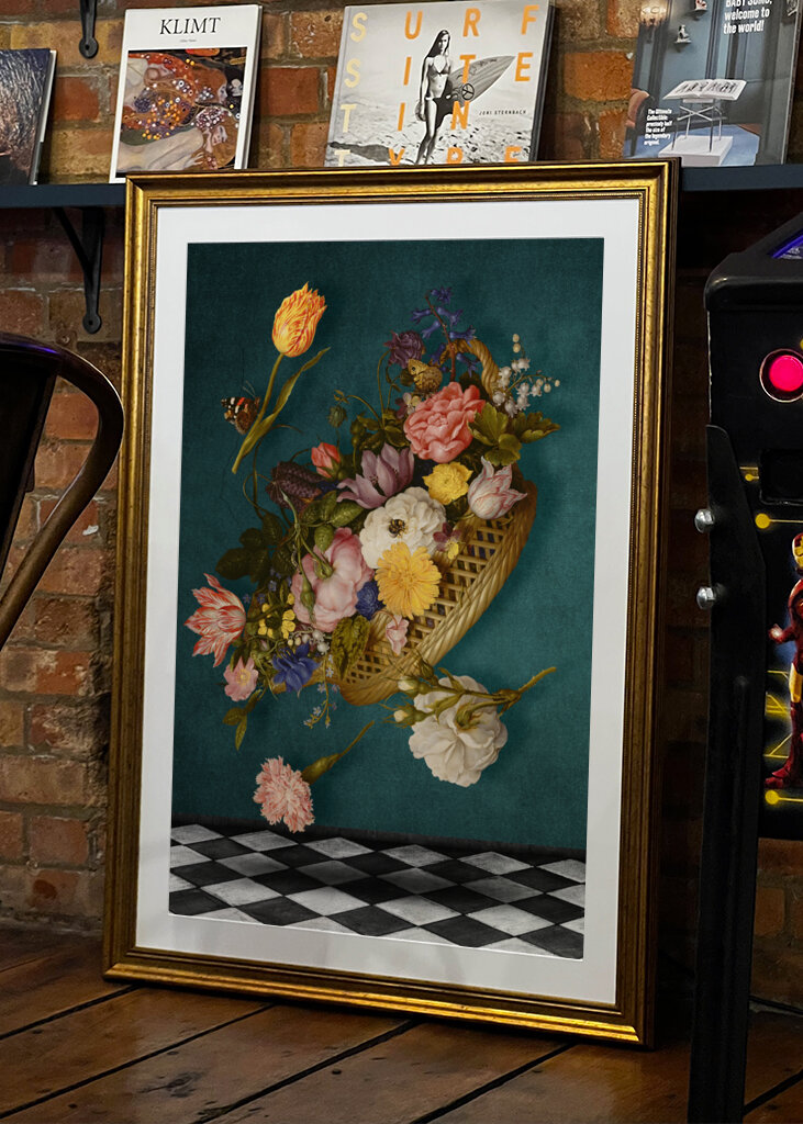 Floating Floral Basket