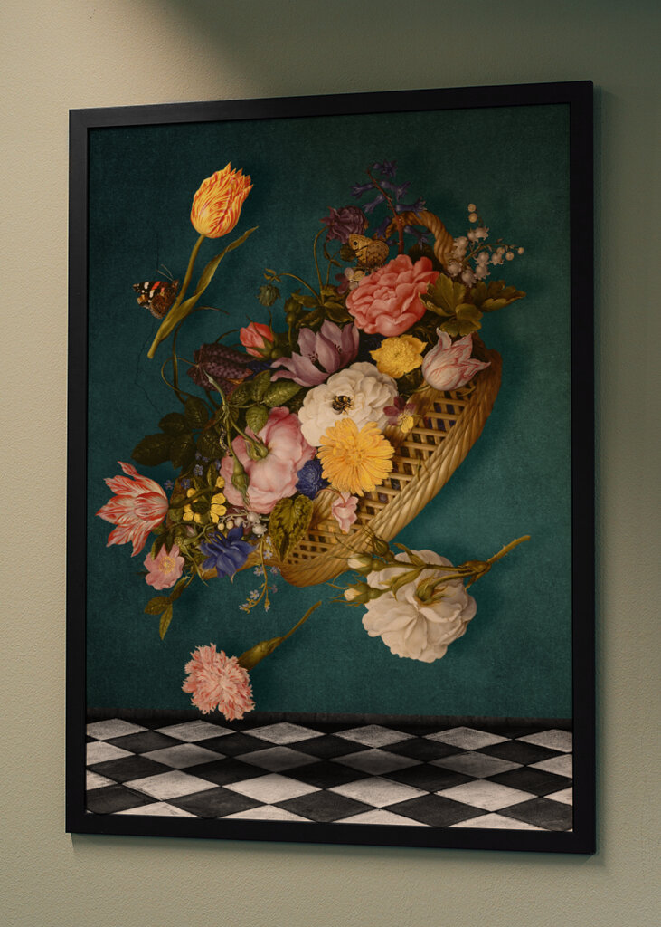 Floating Floral Basket