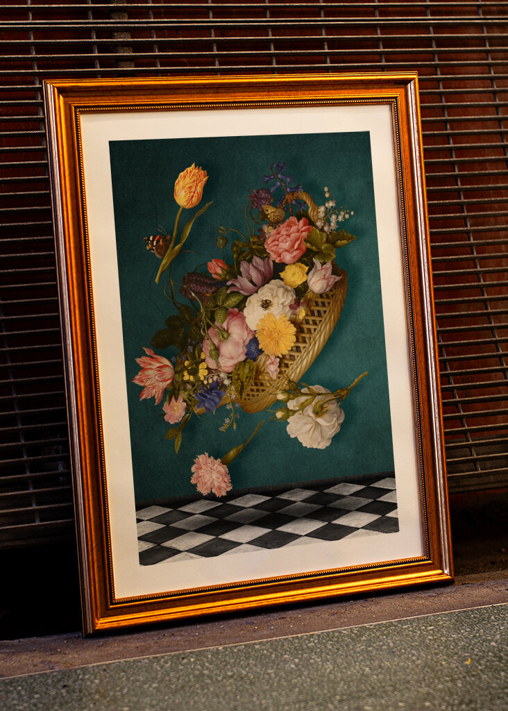 Floating Floral Basket