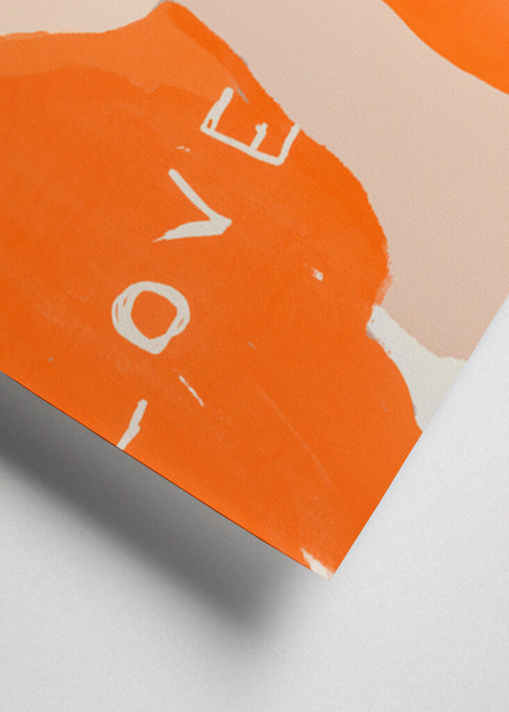 Woman with Orange Hair Adorned with Flowers