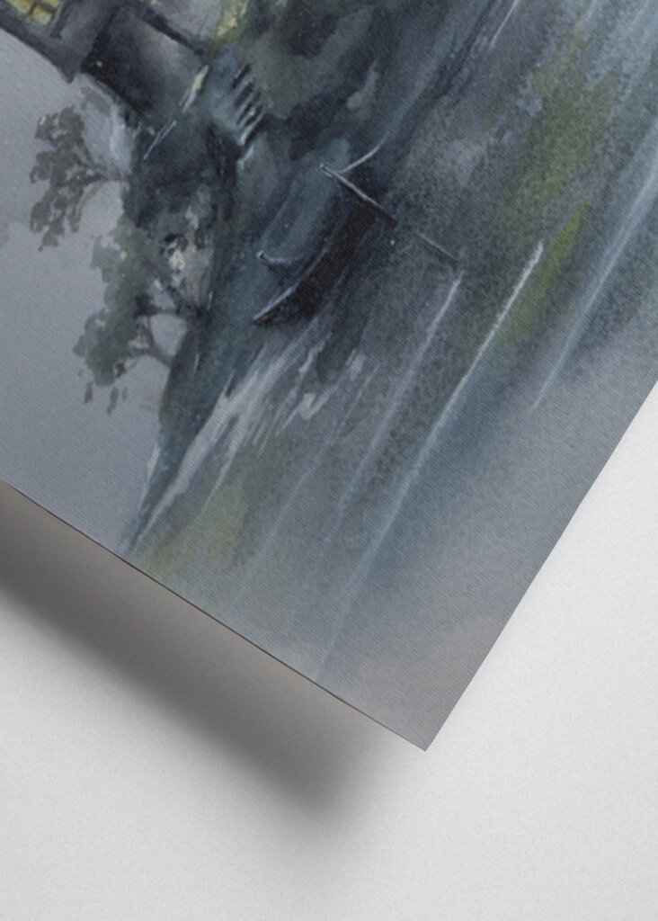 Moonlit Island House