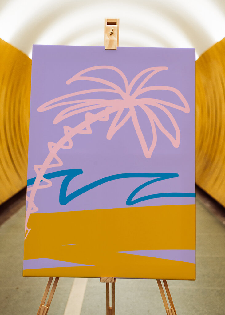 Tropical Beach Scene