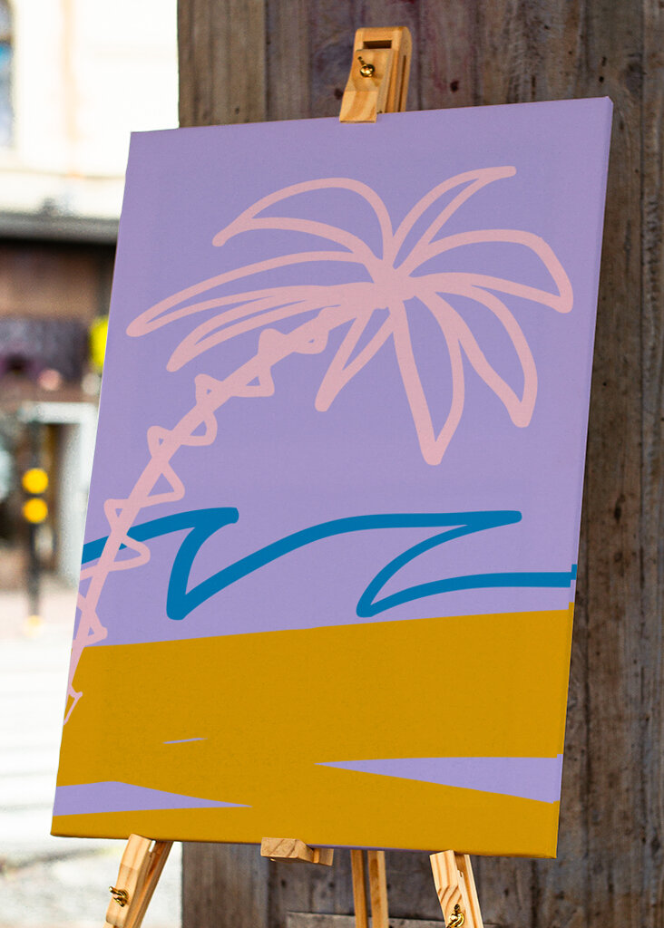 Tropical Beach Scene