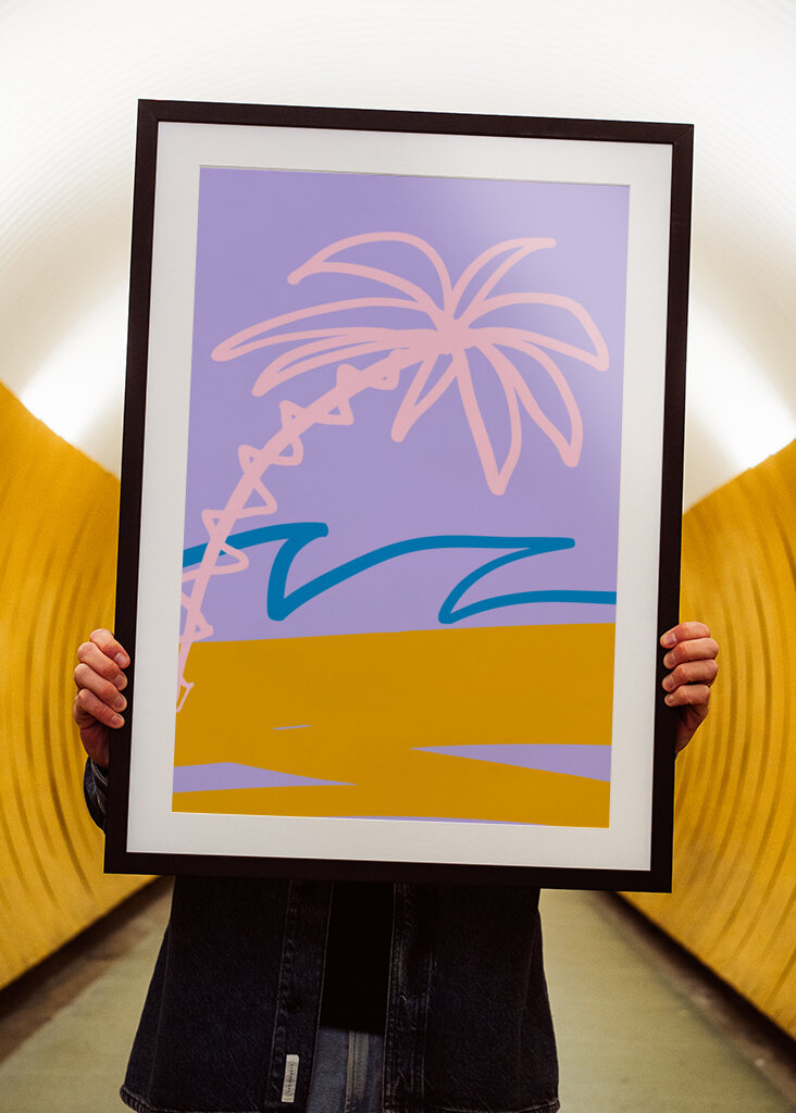 Tropical Beach Scene