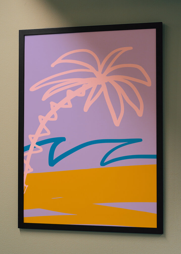 Tropical Beach Scene