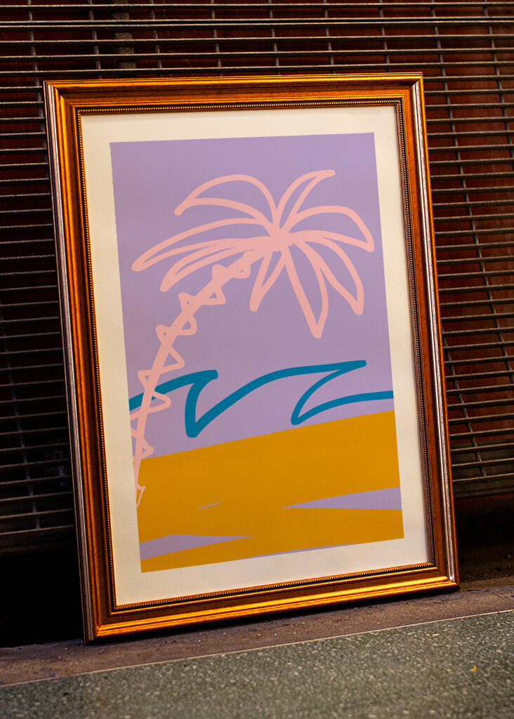 Tropical Beach Scene