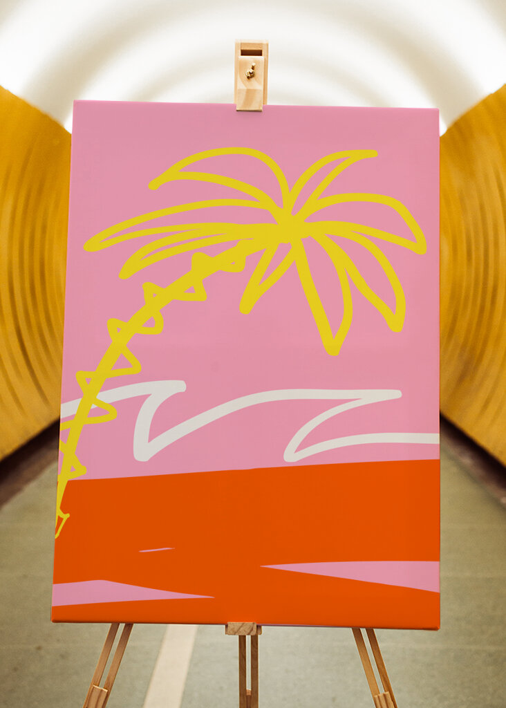 Tropical Beach Scene