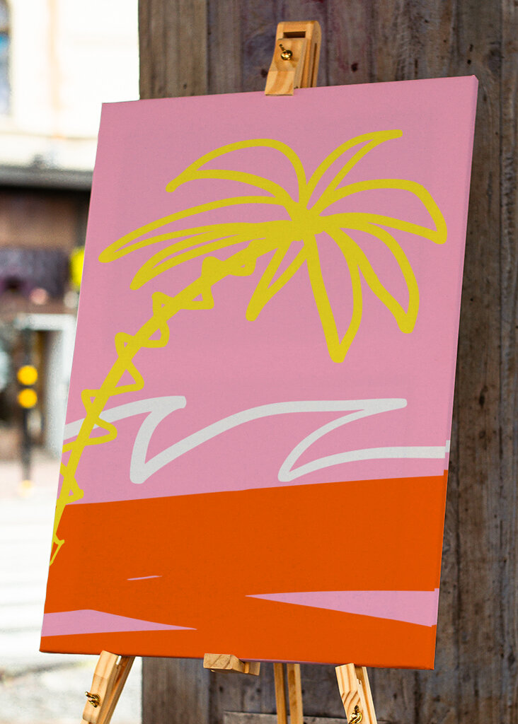 Tropical Beach Scene