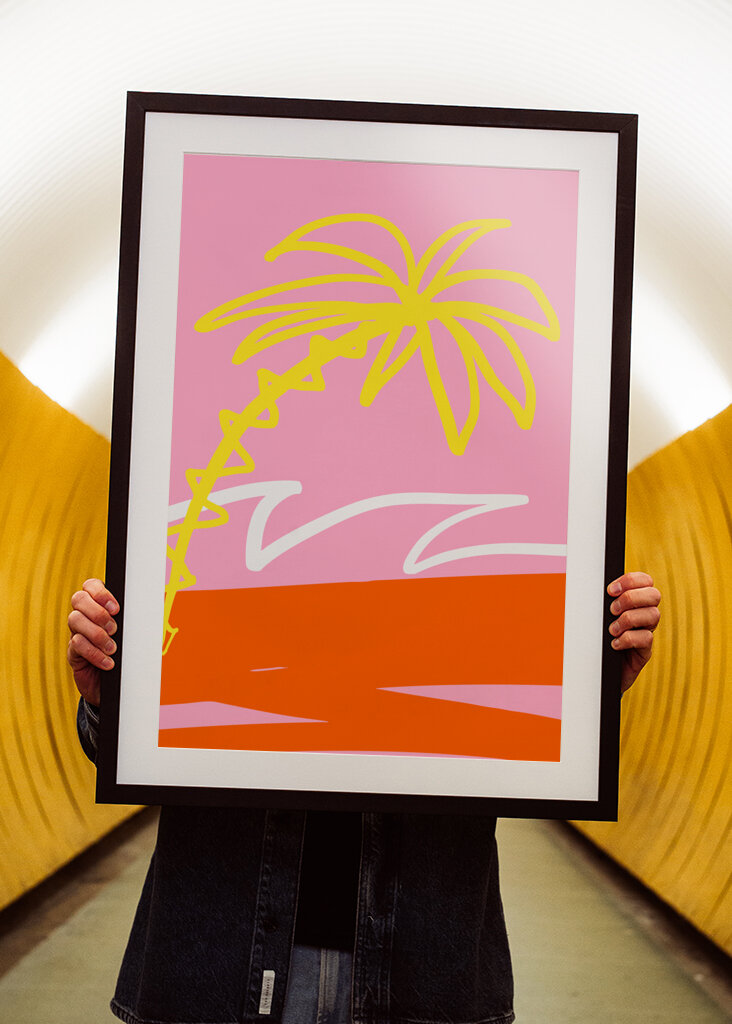 Tropical Beach Scene