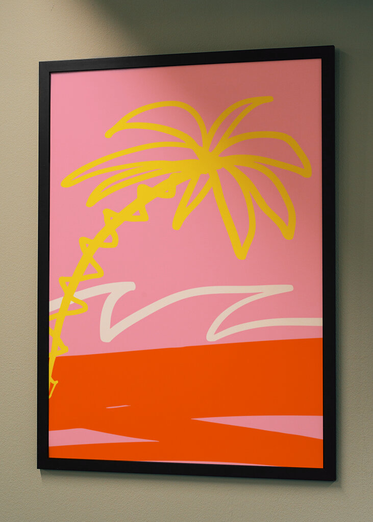 Tropical Beach Scene