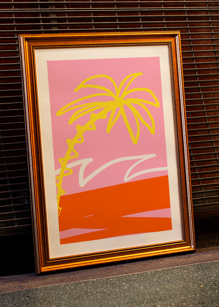 Tropical Beach Scene