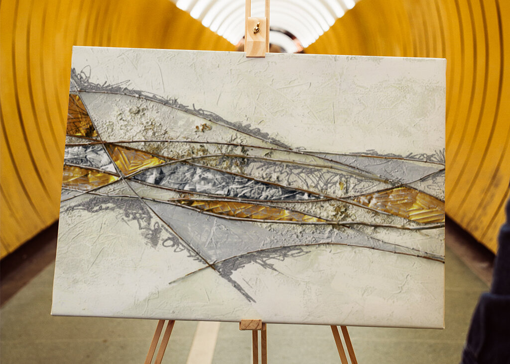 Textured Layers of Gold and Silver