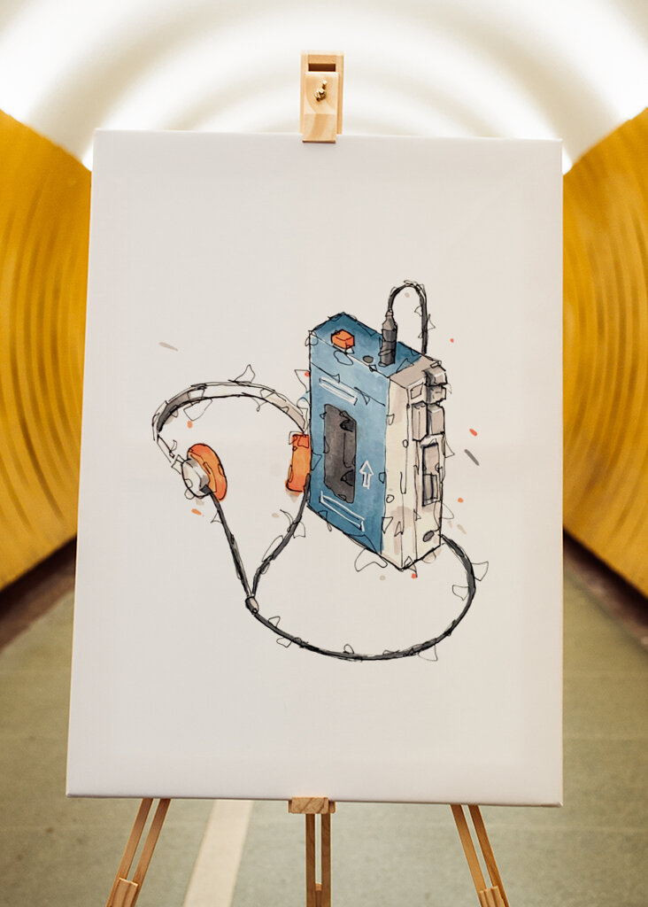 Vintage Cassette Player