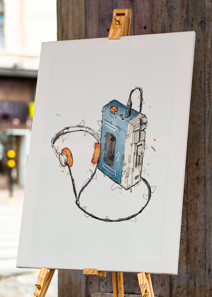 Vintage Cassette Player