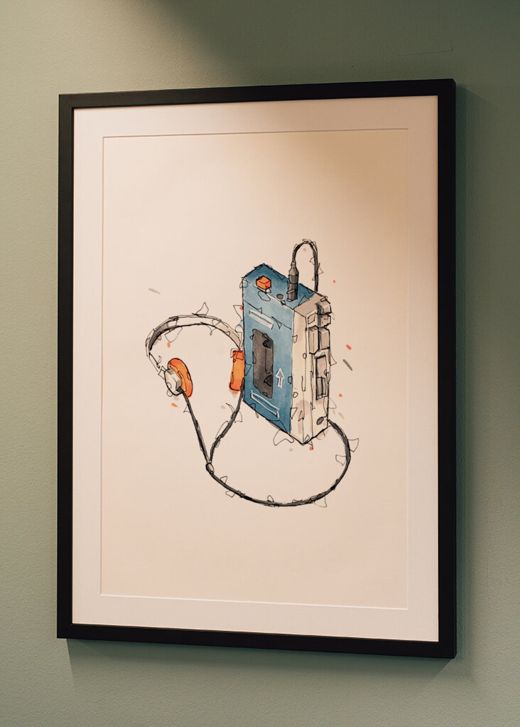 Vintage Cassette Player