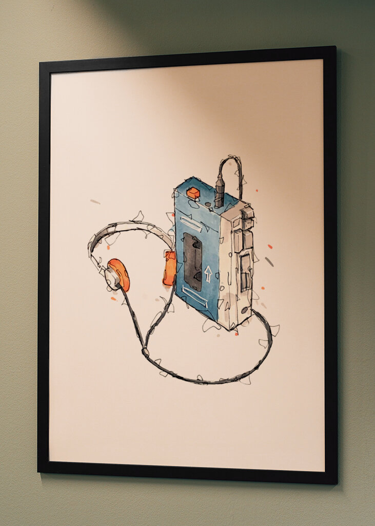 Vintage Cassette Player